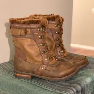 ❌SOLD❌ NWT Brown Winter Leather Size 8